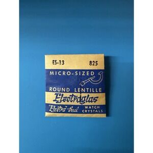 Electroglas Watch Crystal ES-13 Micro-Sized Round Lentille NOS